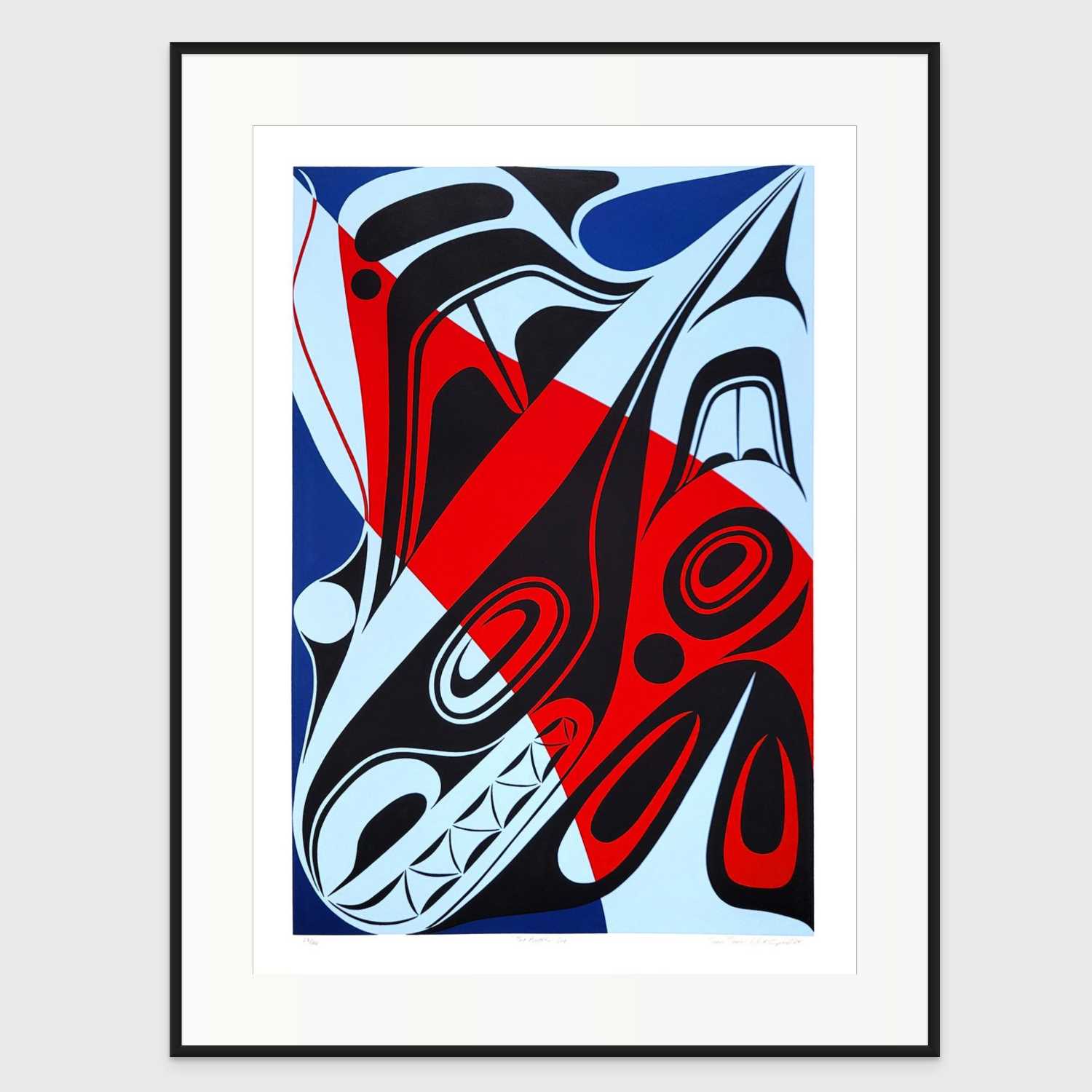 Killer Whale Print by Haida artist Lyle Campbell