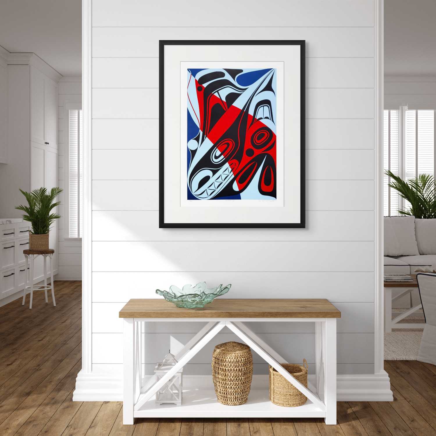 アート・デザイン・音楽 Heddle Brown Limited Edition The Powerful One Limited Edition Print by Lyle Campbell, Haida