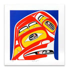 Three Finned Killer Whale Native Print by Haida artist Reg Davidson