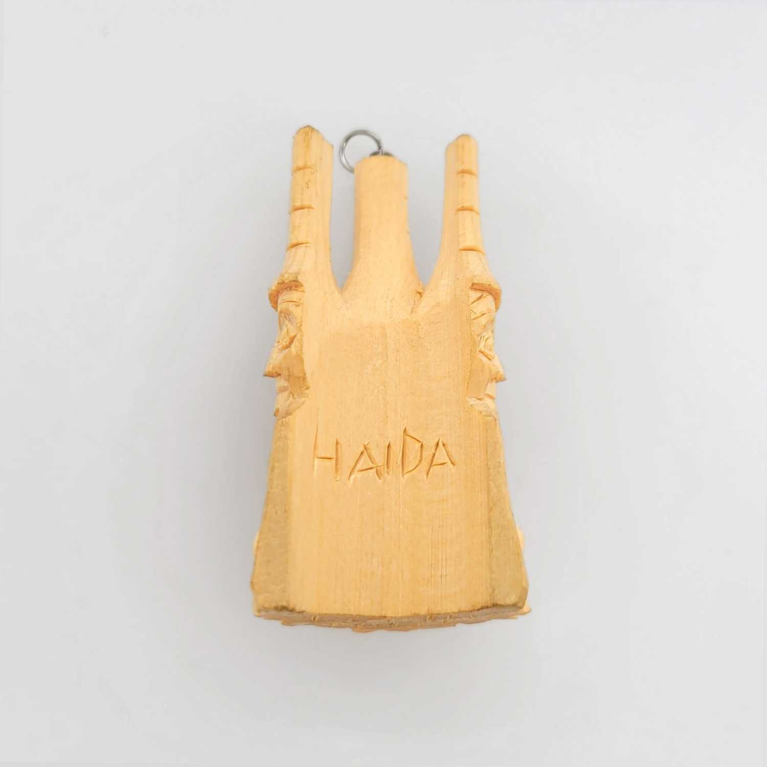 Cedar Three Watchmen Pendant by Leon Ridley, Haida – Spirits of
