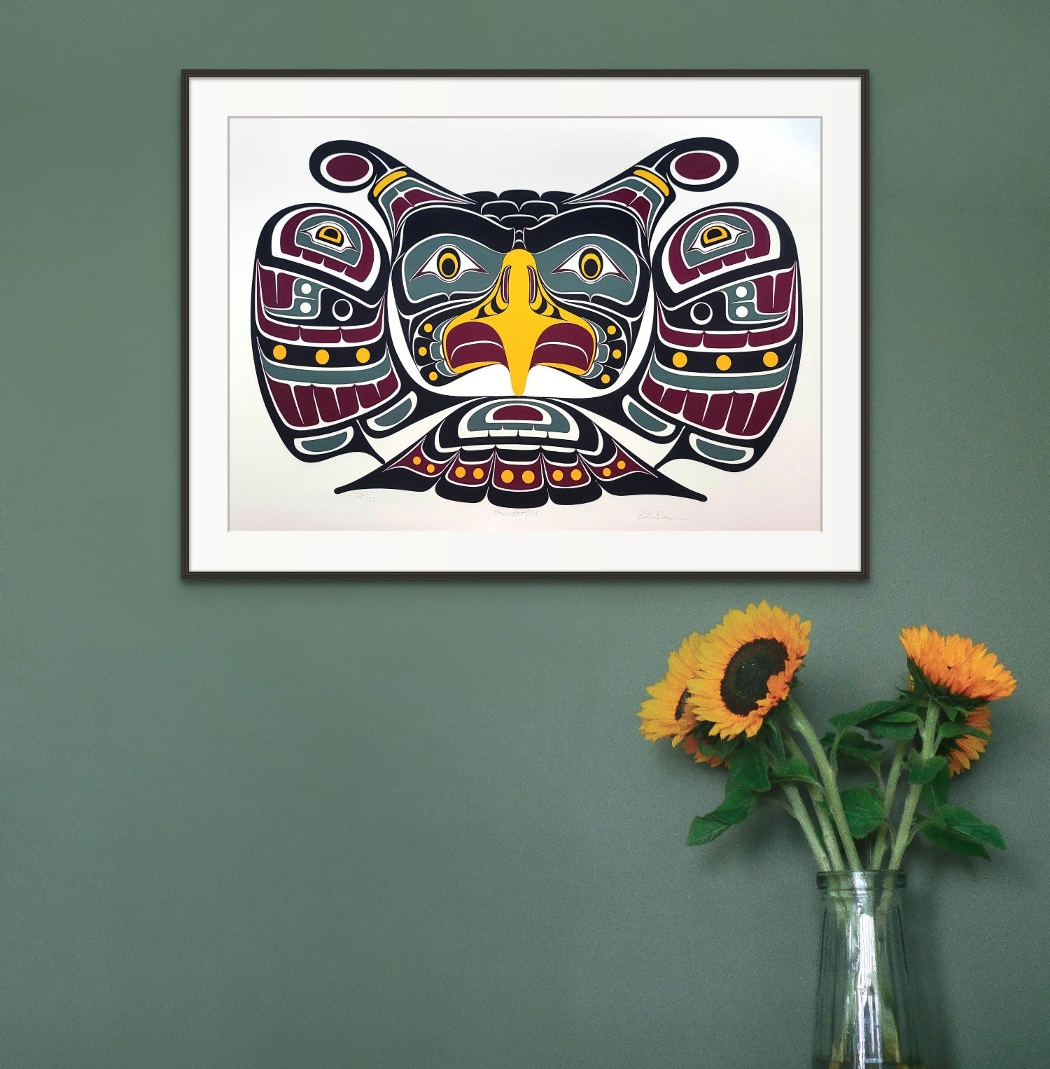 Thunderbird Limited Edition Print by Kwakwaka'wakw artist Peter Dawson
