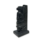 Argillite Totem of Figures and Faces by Haida artist Chris Russ