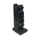 Argillite Totem of Figures and Faces by Haida artist Chris Russ