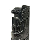 Argillite Totem of Figures and Faces by Haida artist Chris Russ
