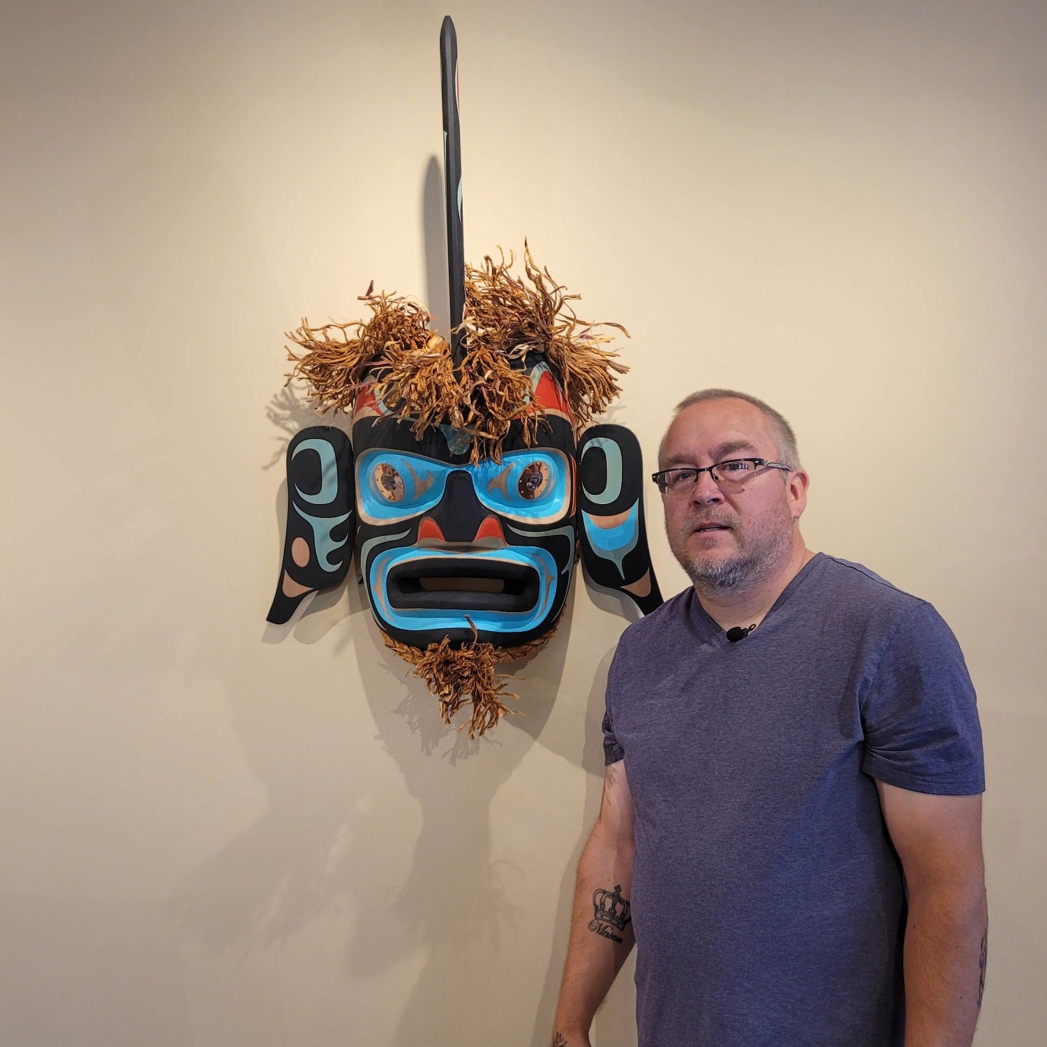 Killer Whale Transformation Mask by Kwakiutl artist Trevor Hunt