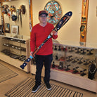 Carved Raven Paddle by Kwakiutl carver Trevor Hunt