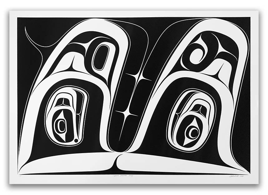 First Nations Killer Whale Print by Haida artist Cori Savard