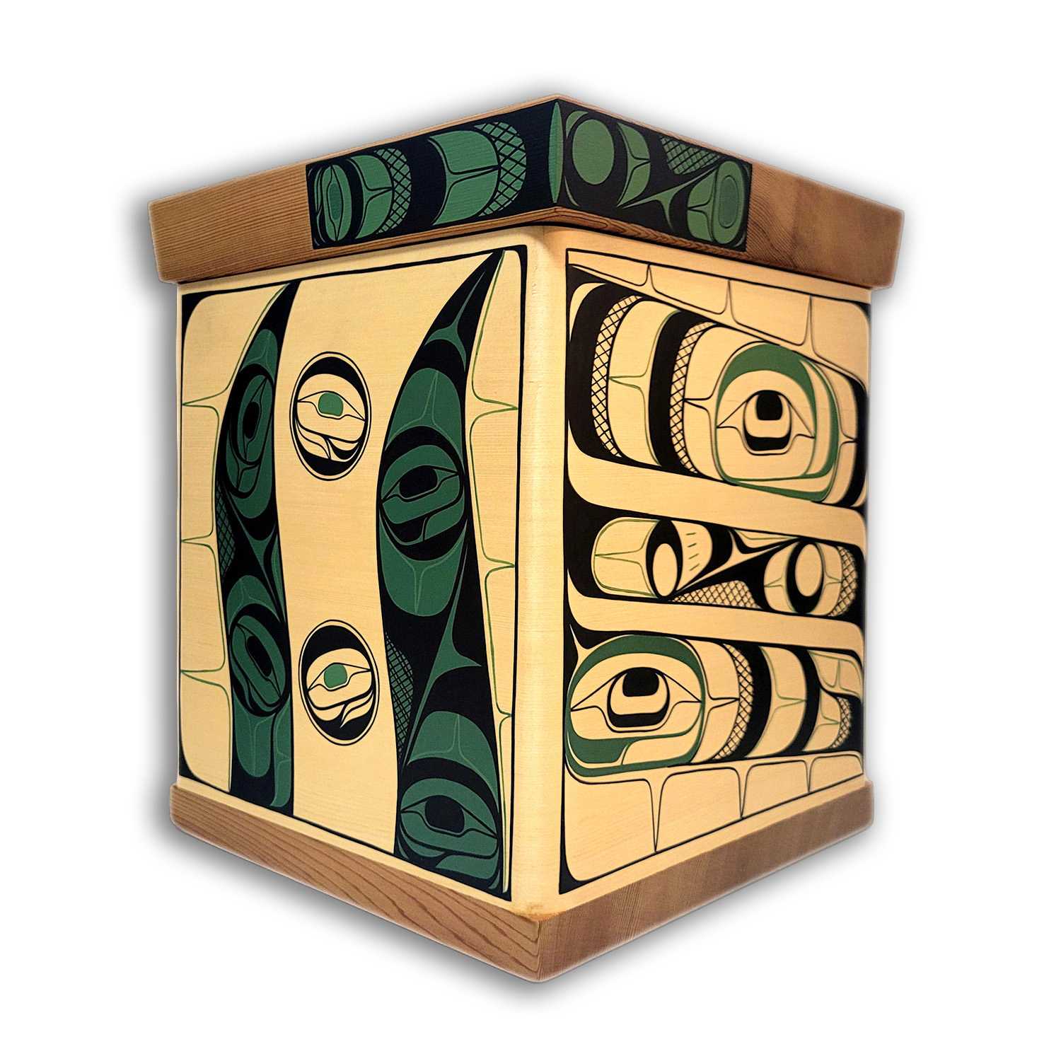 Undersea Garden Bentwood Bopx by Kwakwaka'wakw artist Rod Smith