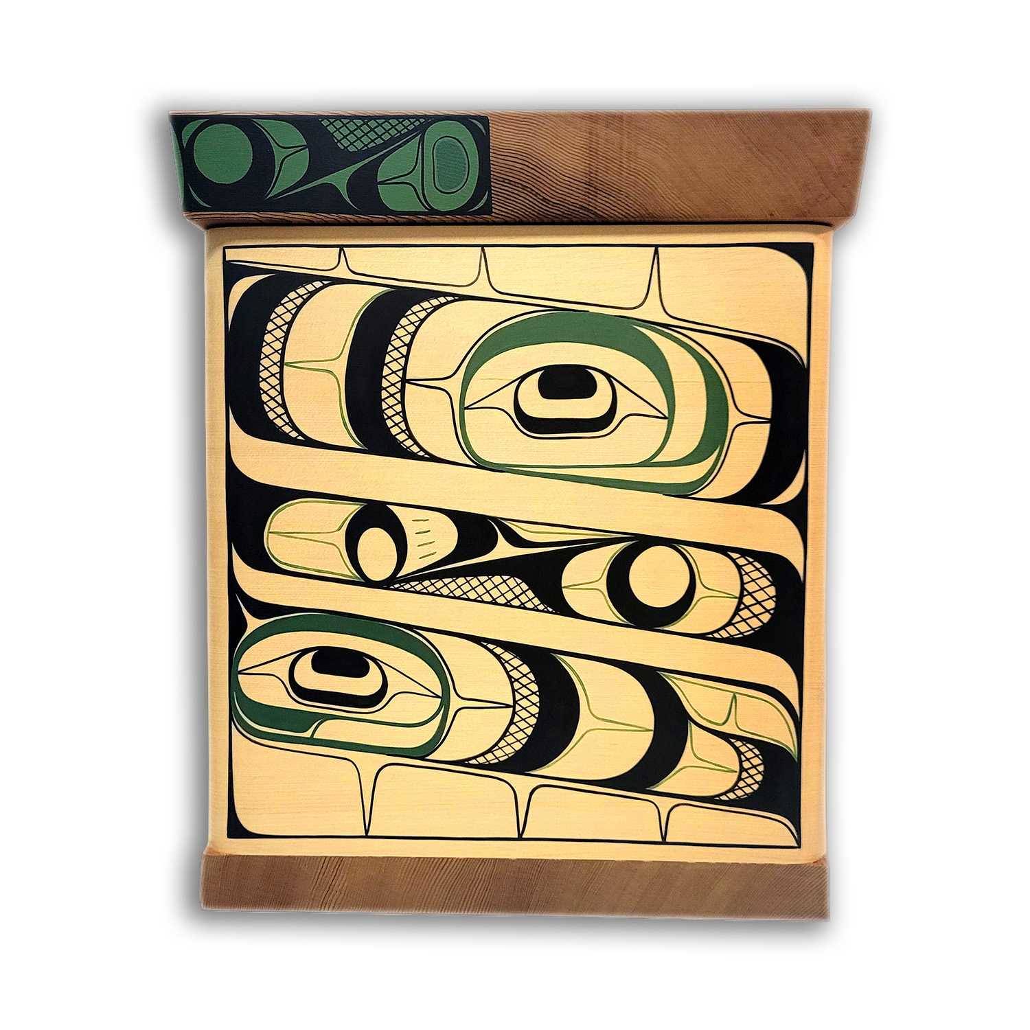 Undersea Garden Bentwood Bopx by Kwakwaka'wakw artist Rod Smith