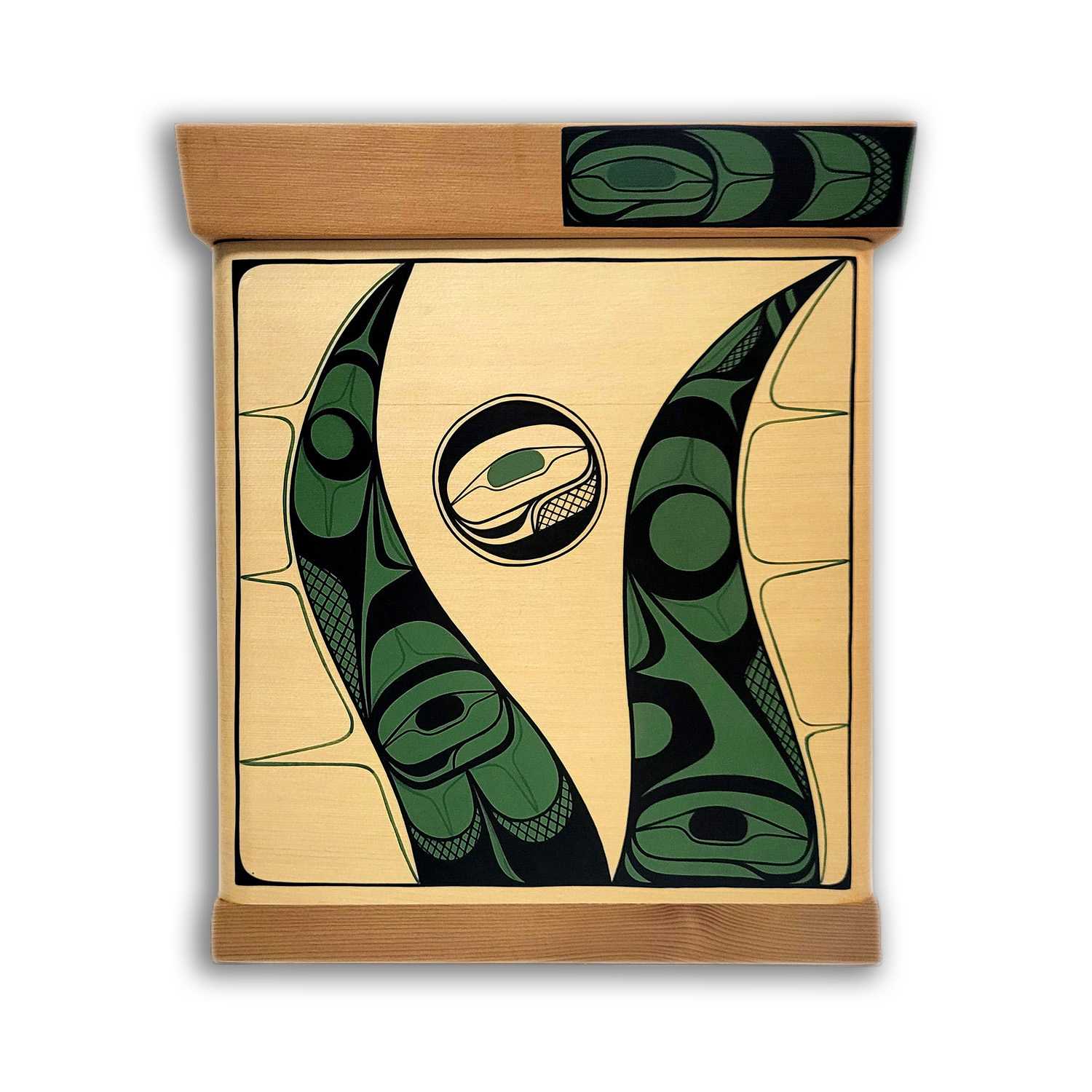 Undersea Garden Bentwood Bopx by Kwakwaka'wakw artist Rod Smith