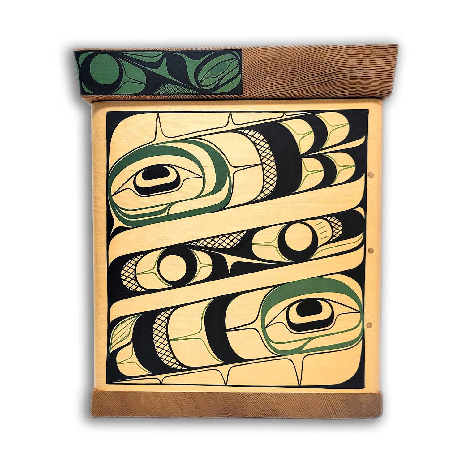 Undersea Garden Bentwood Bopx by Kwakwaka'wakw artist Rod Smith