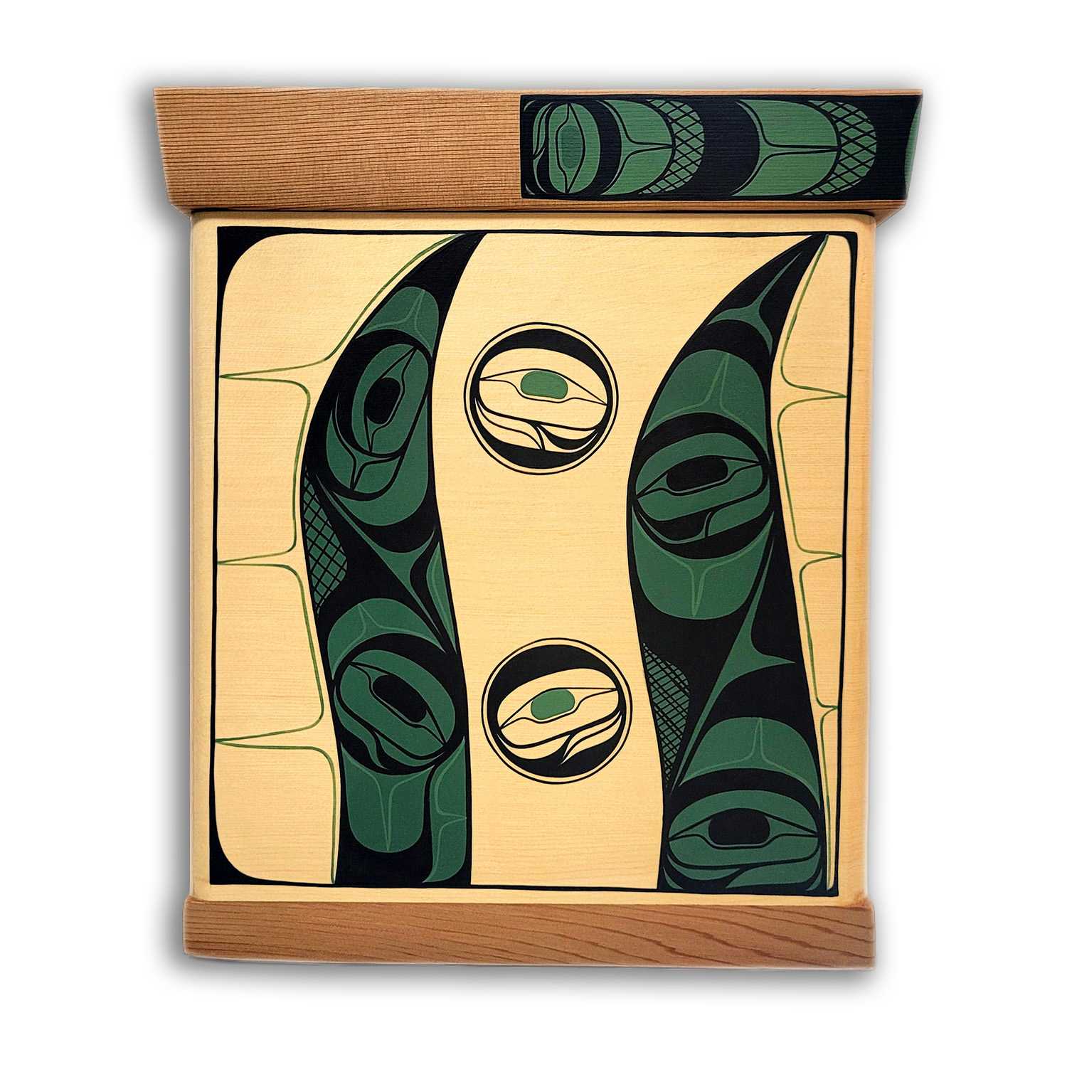 Undersea Garden Bentwood Bopx by Kwakwaka'wakw artist Rod Smith