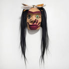 Cedar Warrior Woman Mask by Indigenous artist Russell Tate