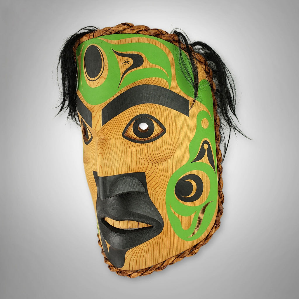 First Nations Portrait Mask by Nuu-chah-nulth carver Douglas David