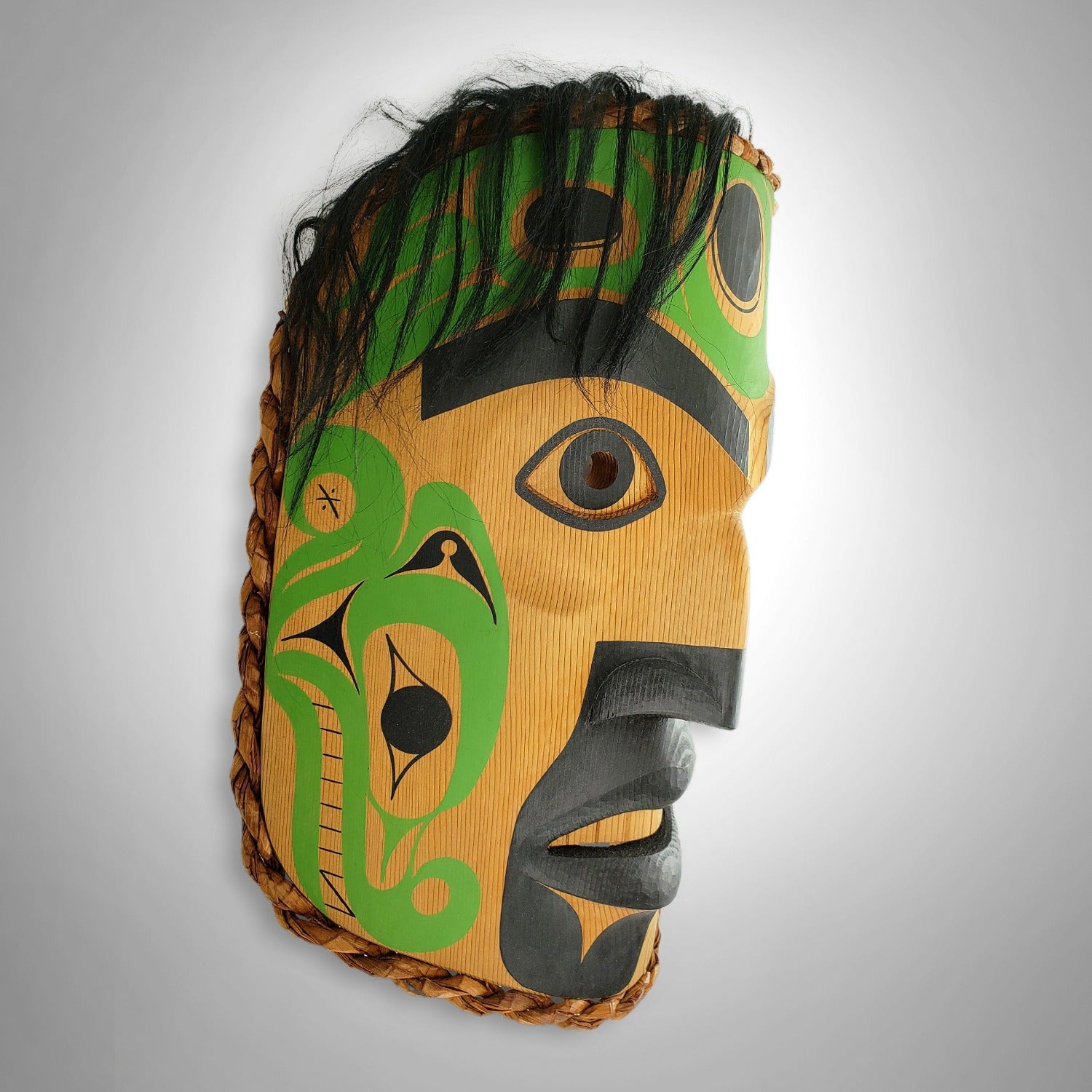 First Nations Portrait Mask by Nuu-chah-nulth carver Douglas David