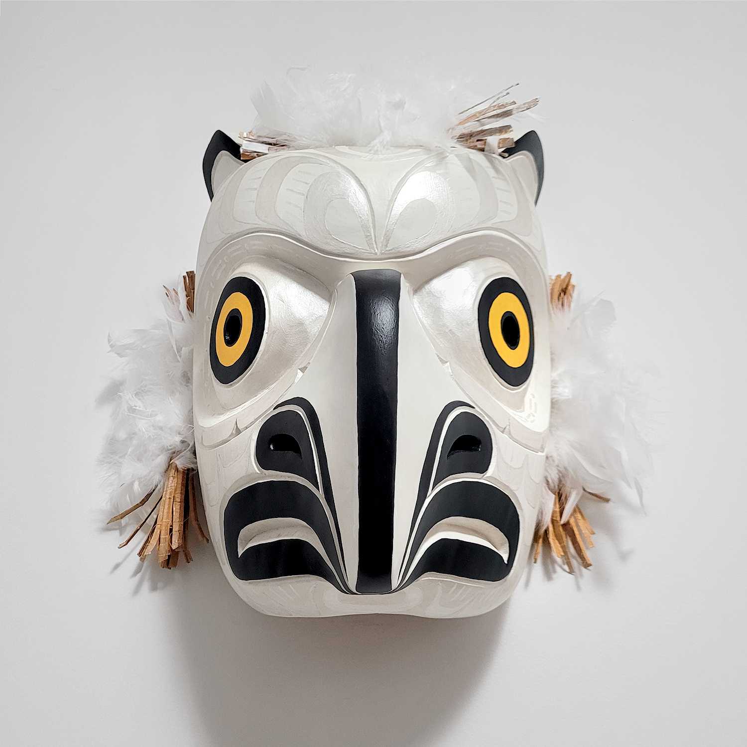 White Owl Mask by Kwakwaka'wakw Master Carver Bill Henderson