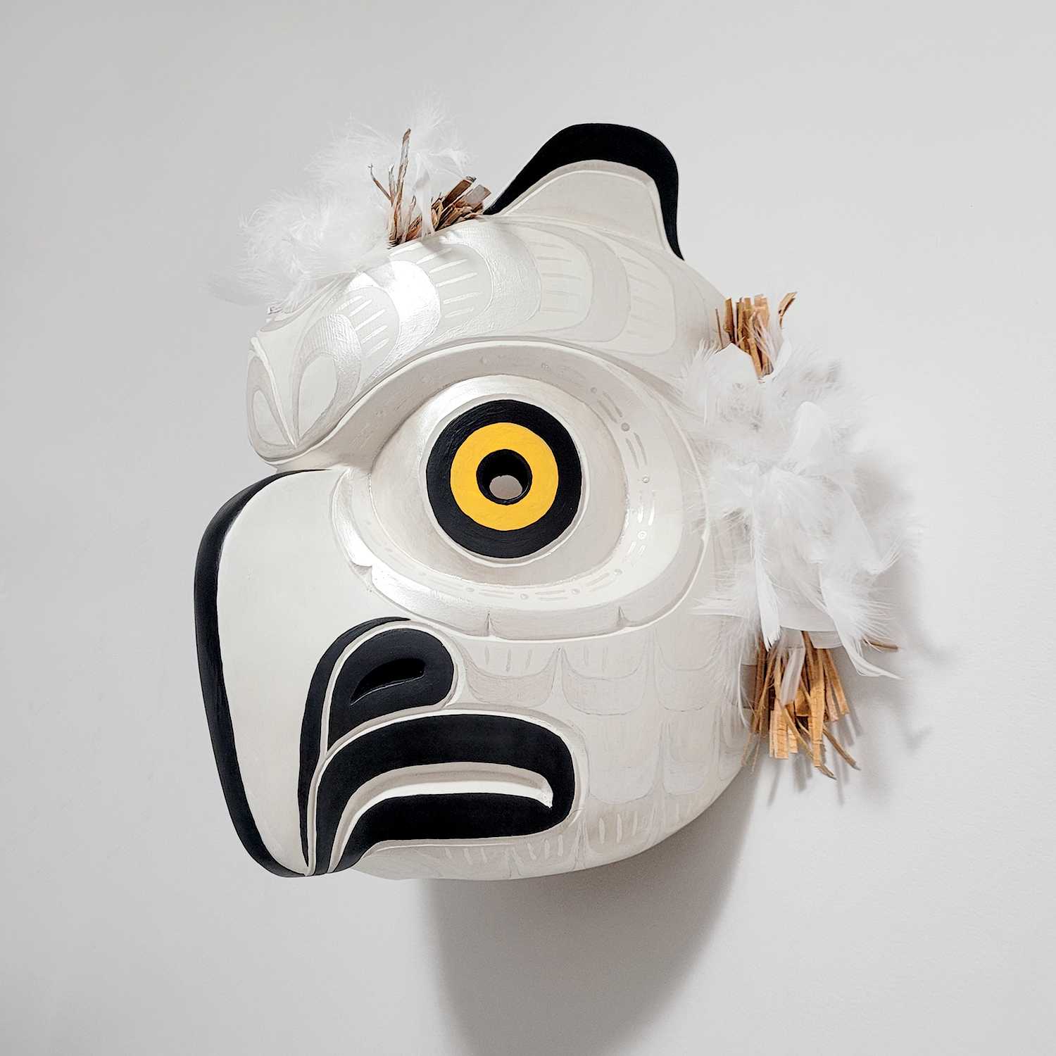 White Owl Mask by Kwakwaka'wakw Master Carver Bill Henderson