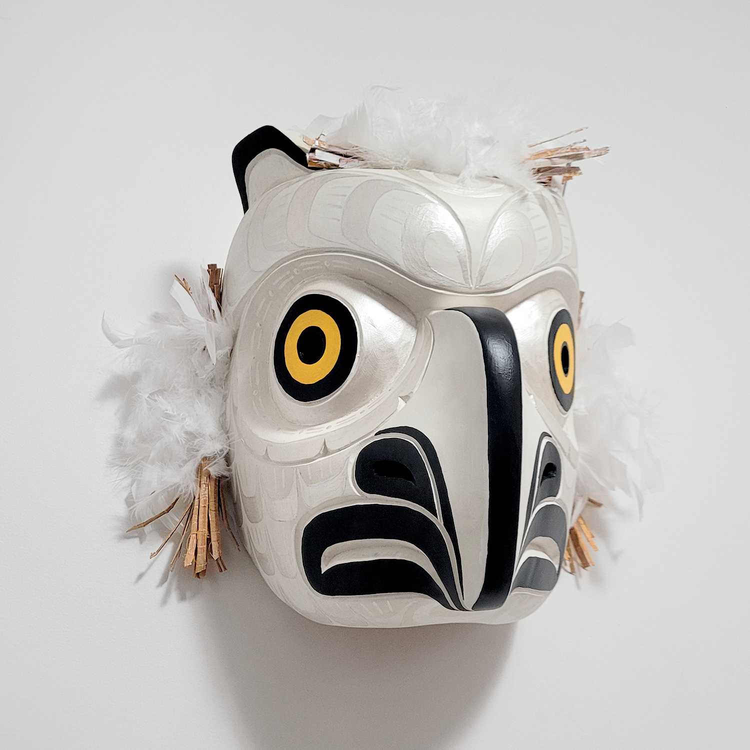 White Owl Mask by Kwakwaka'wakw Master Carver Bill Henderson