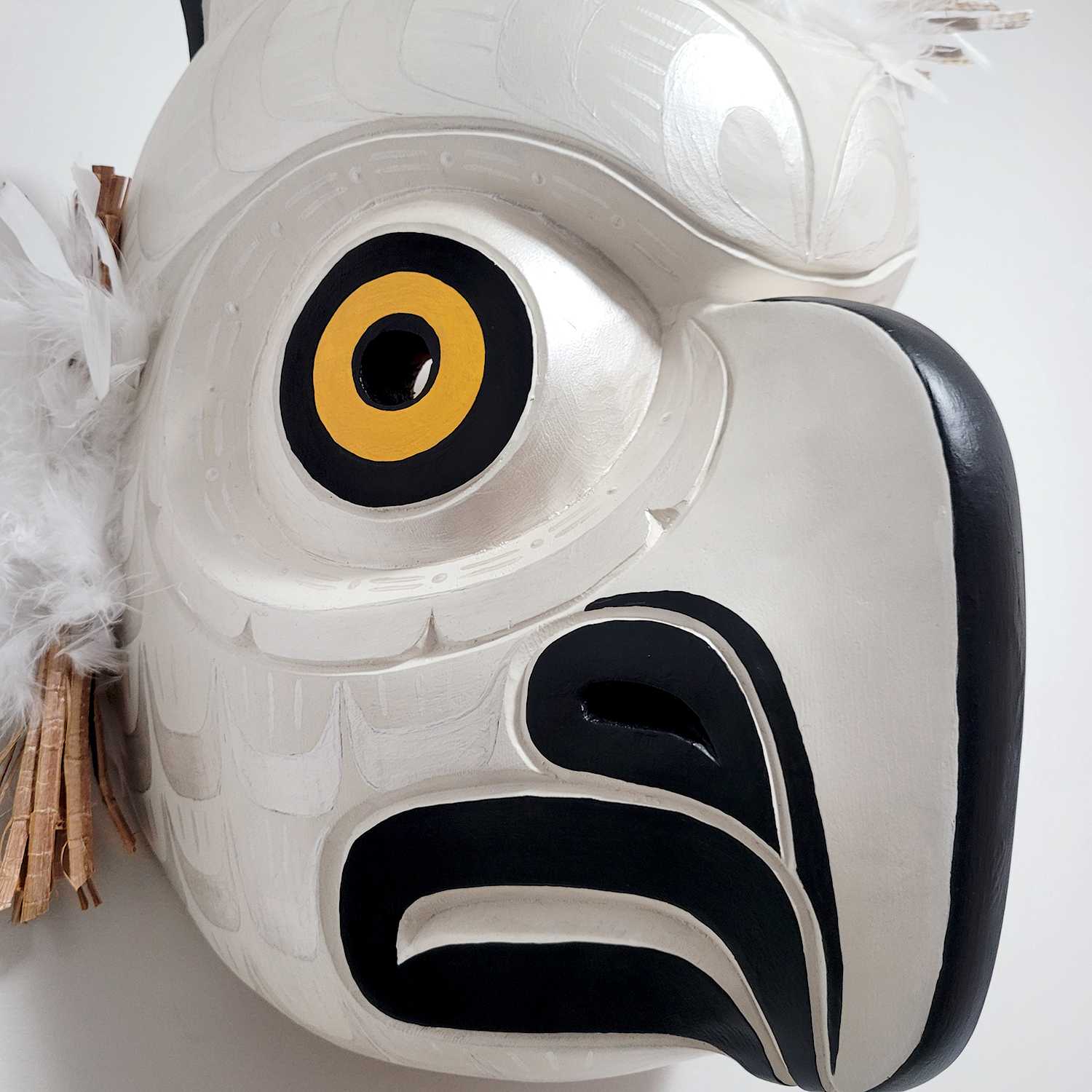 White Owl Mask by Kwakwaka'wakw Master Carver Bill Henderson