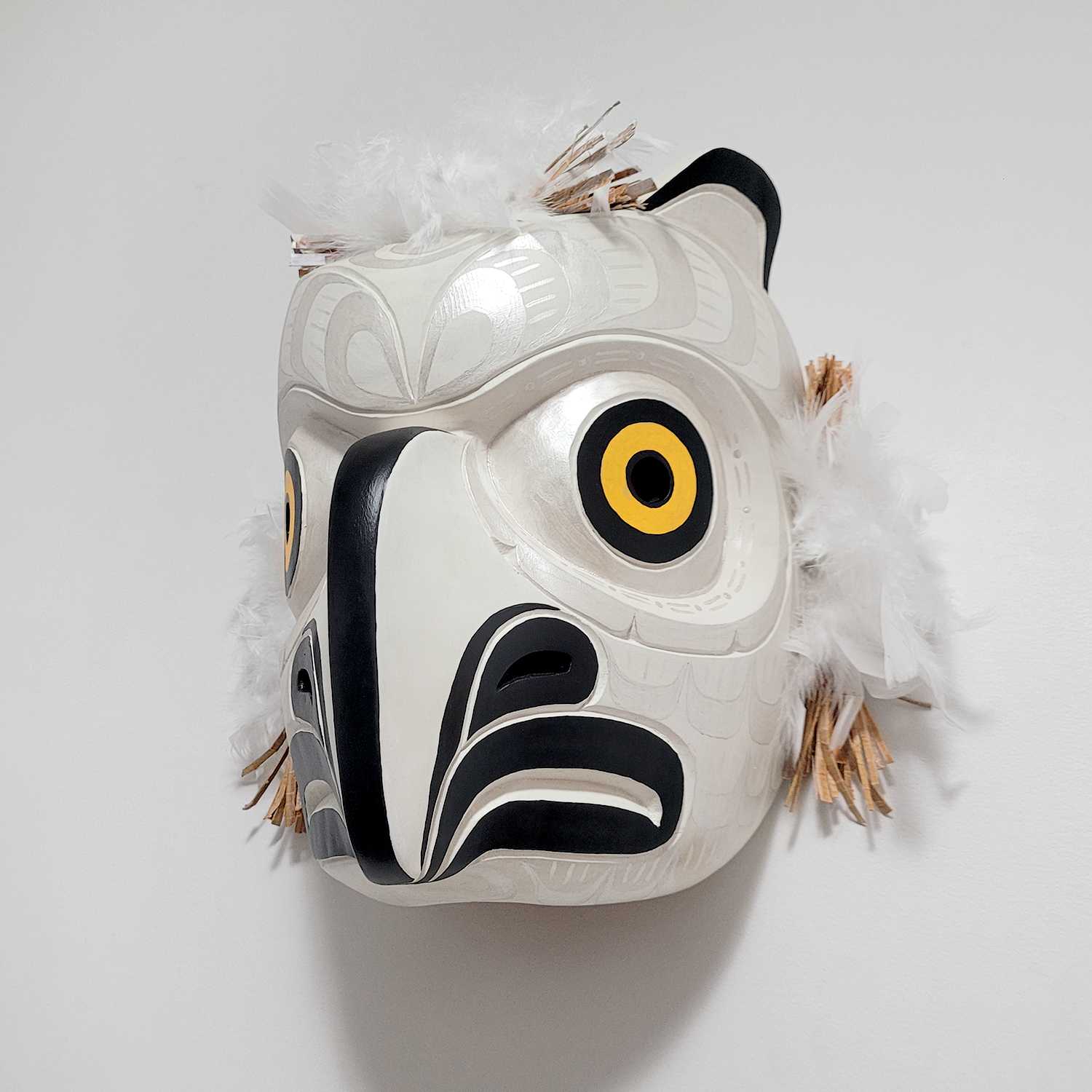 White Owl Mask by Kwakwaka'wakw Master Carver Bill Henderson