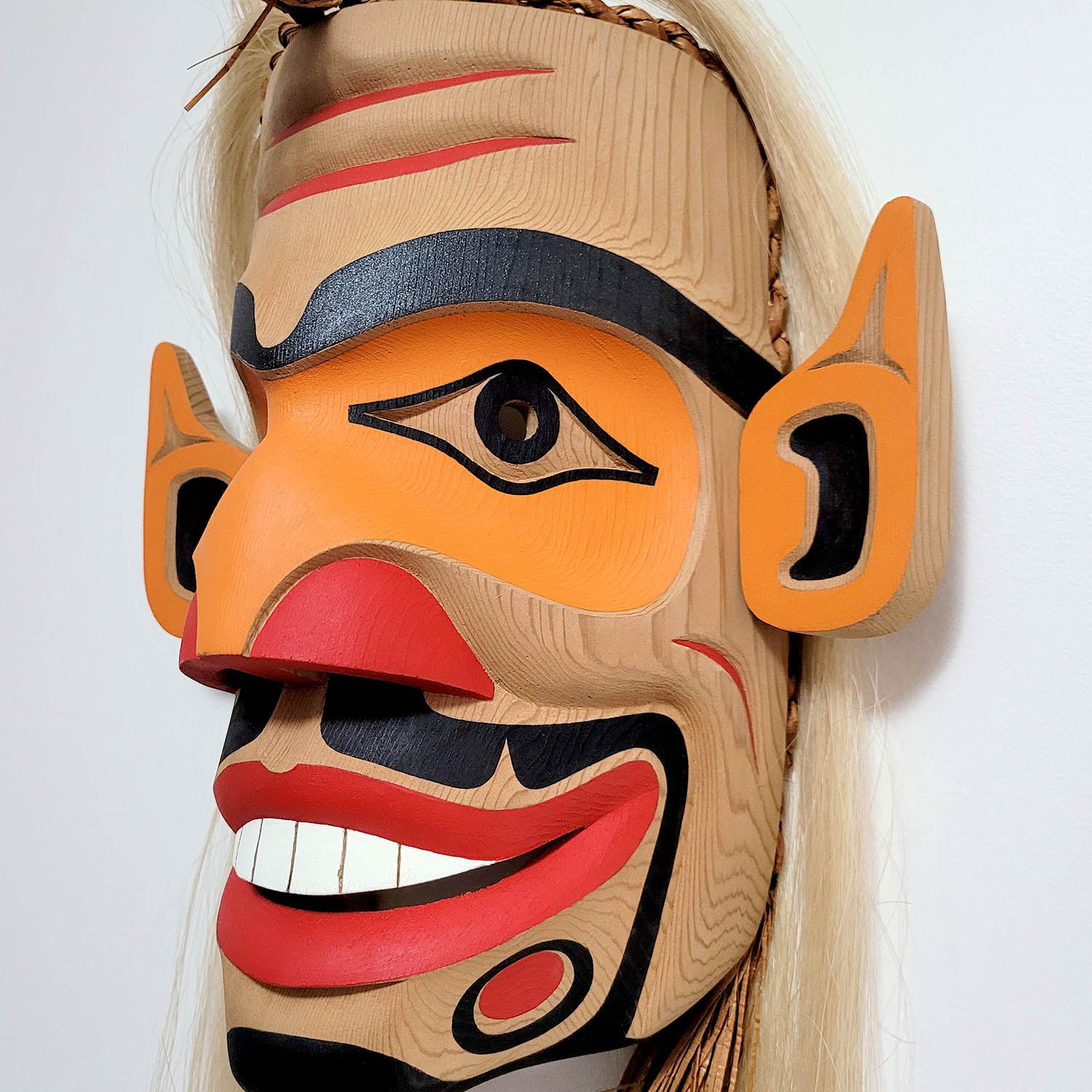 Wild Man of the Woods Mask by Nuu-chah-nulth artist Wilson "Buddy" George