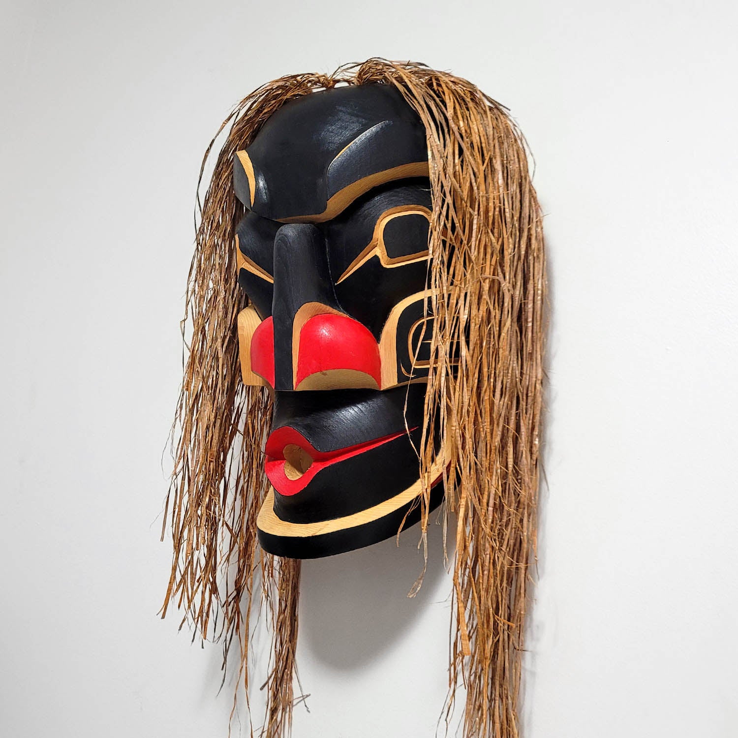 Wild Woman of the Woods Mask by Nisga'a artist Gordon Clayton