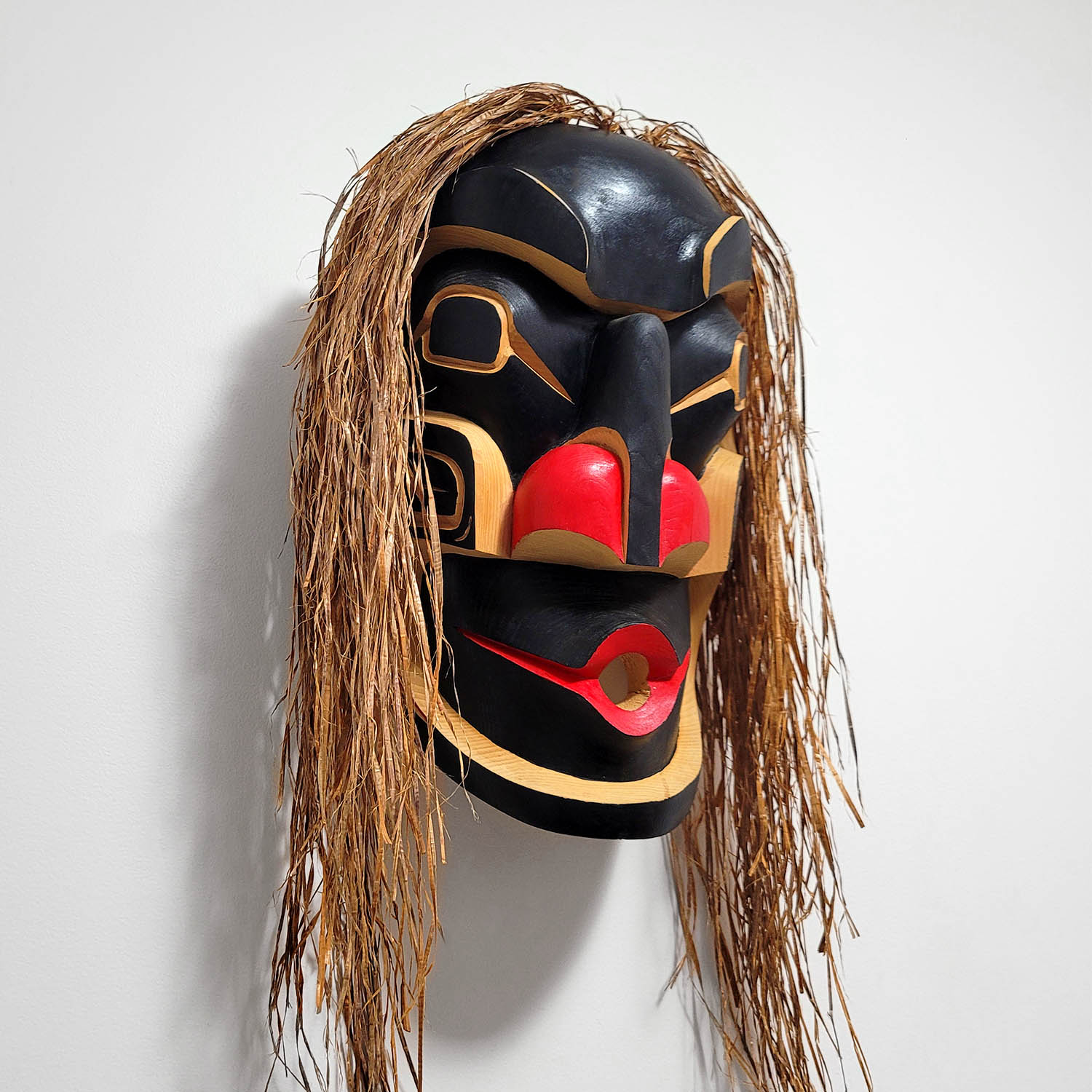 Wild Woman of the Woods Mask by Nisga'a artist Gordon Clayton