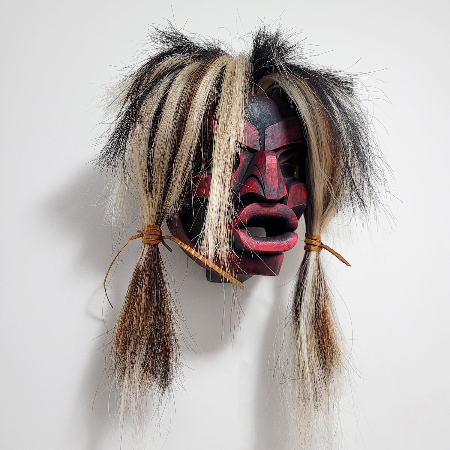 Wild Woman of the Woods Mask by Kwakwaka'wakw carver Aubrey Johnston