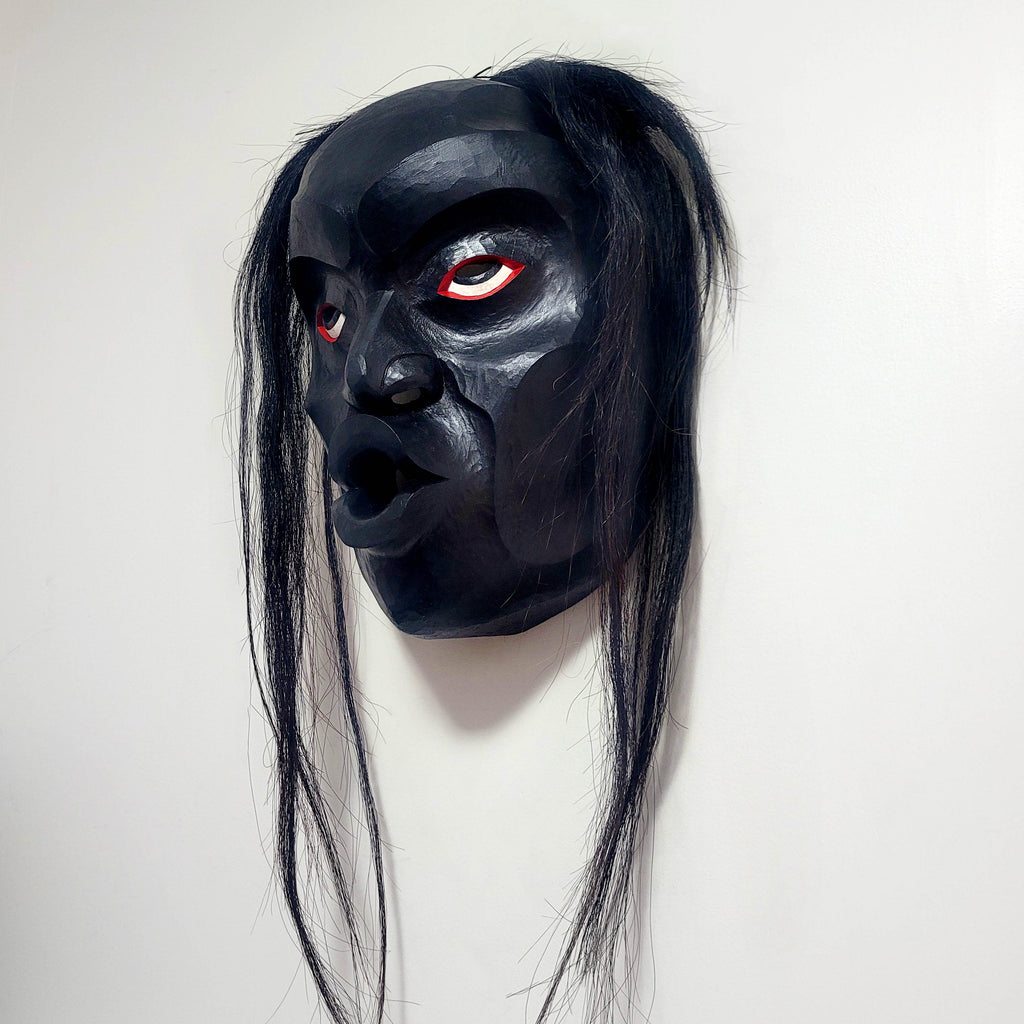 Wild Woman of the Woods Mask by Kwakwaka'wakw artist Gilbert Dawson