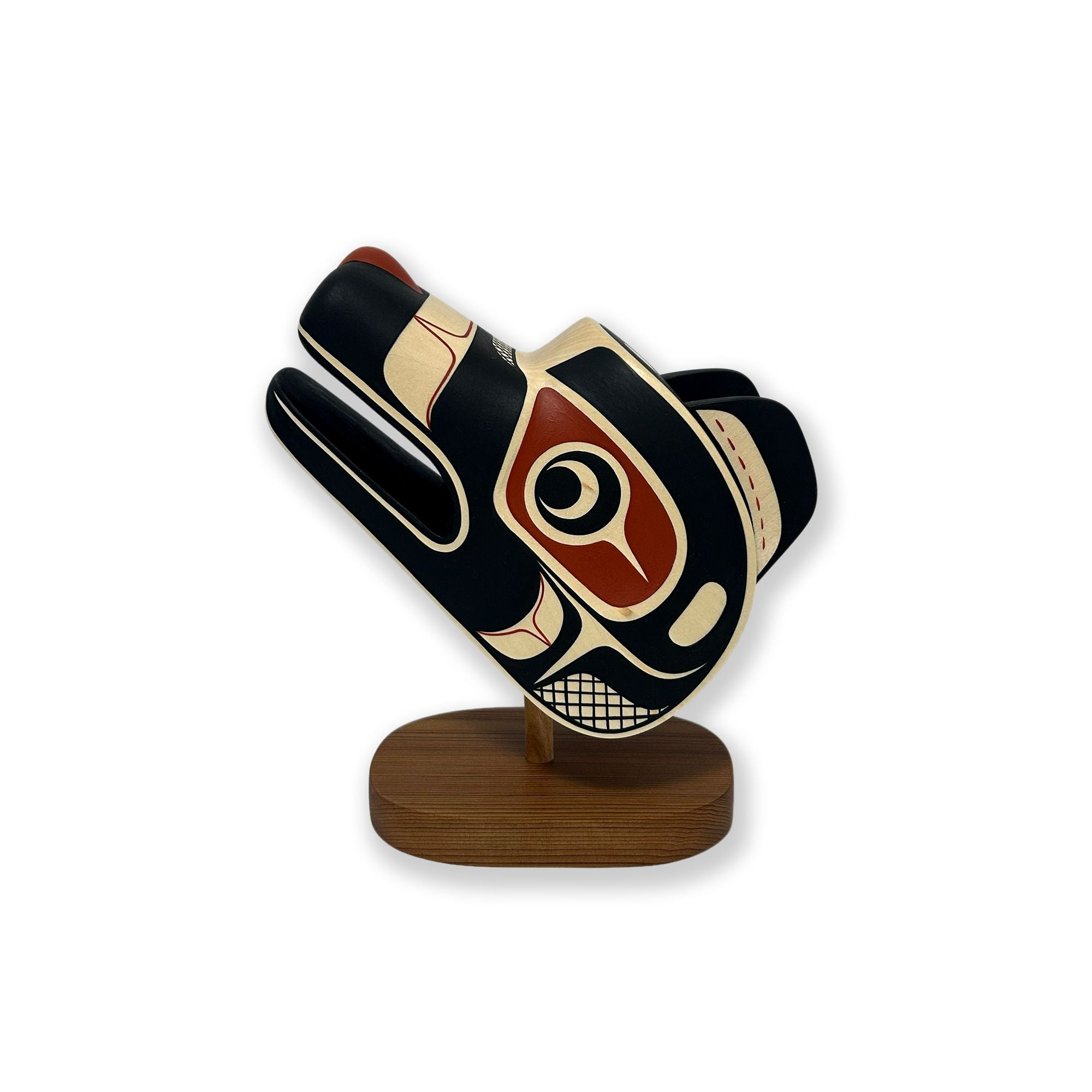 Wolf Maskette by Kwakwaka'wakw artist Rod Smith