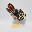 Native Wolf Carving by Kwakwaka'wakw artist od Smith