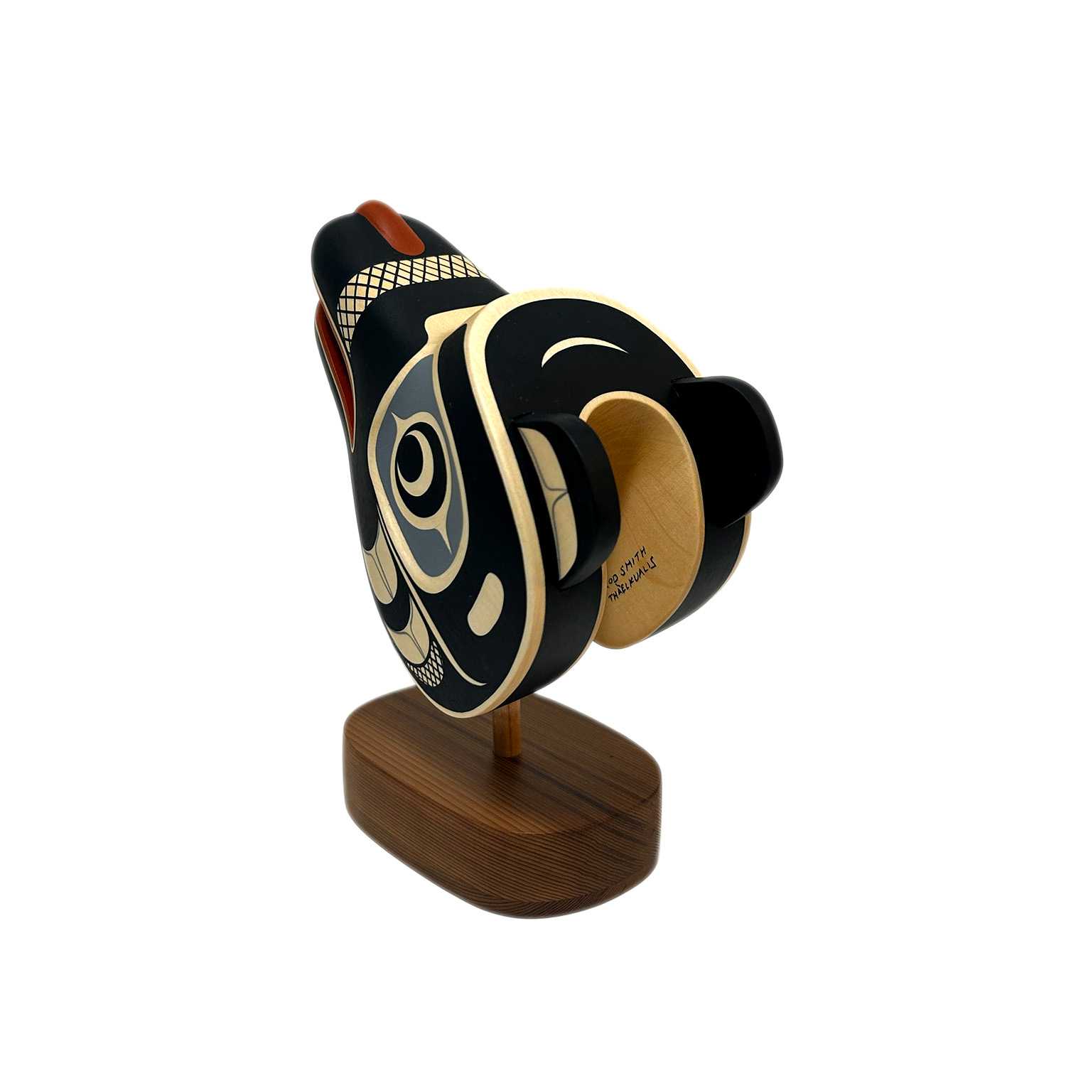 Wolf maskette by Kwakwaka'wakw artist Rod Smith