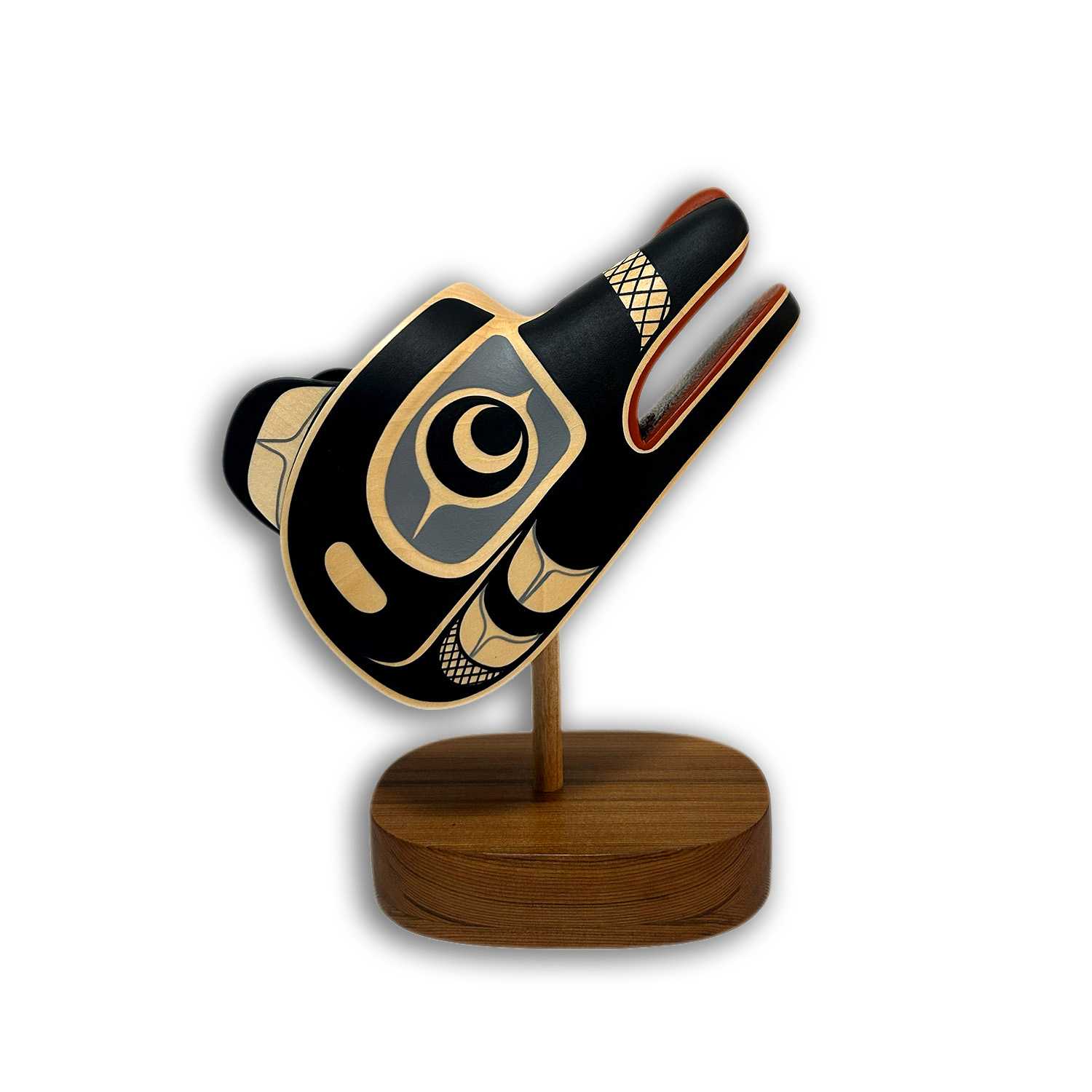 Wolf Maskette by Kwakwaka'wakw artist Rod Smith