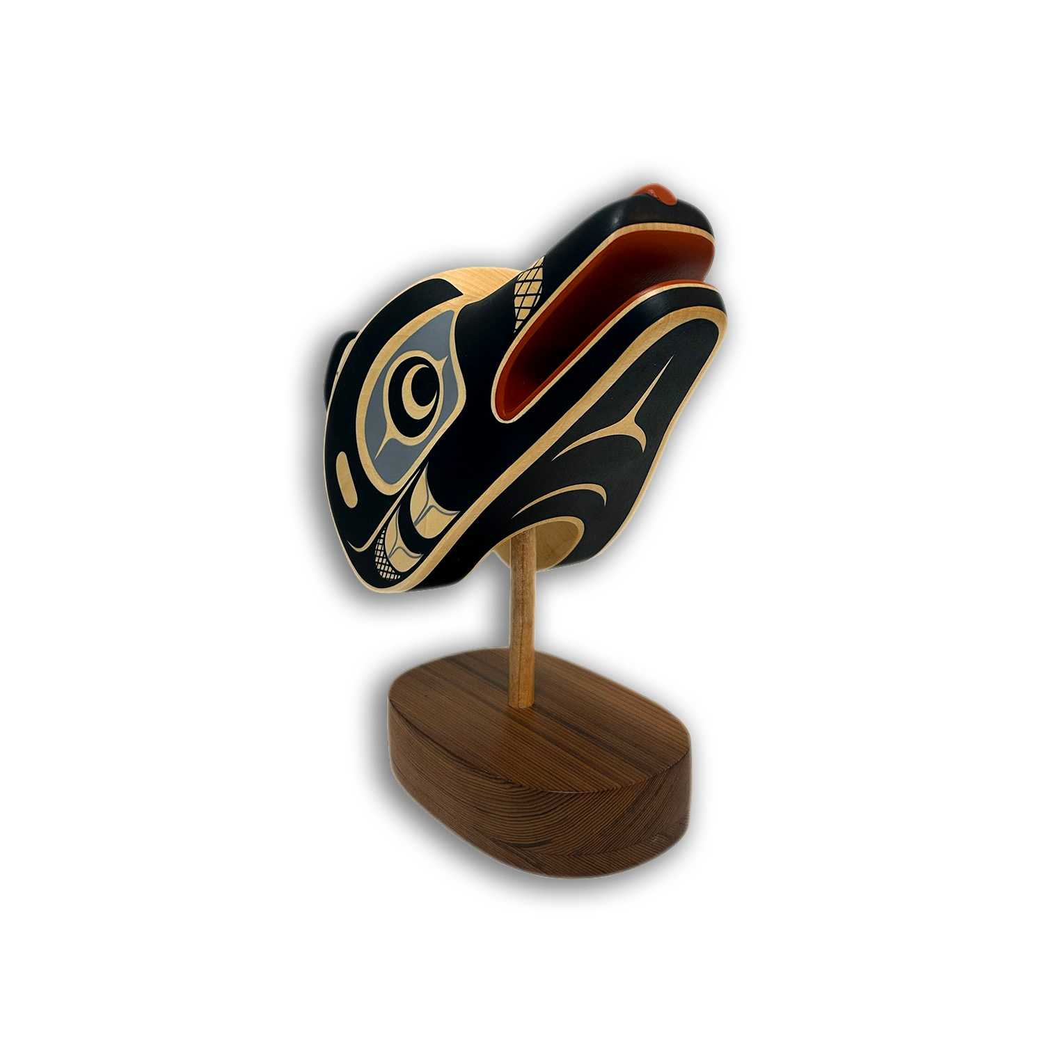 Wolf Maskette by Kwakwaka'wakw artist Rod Smith