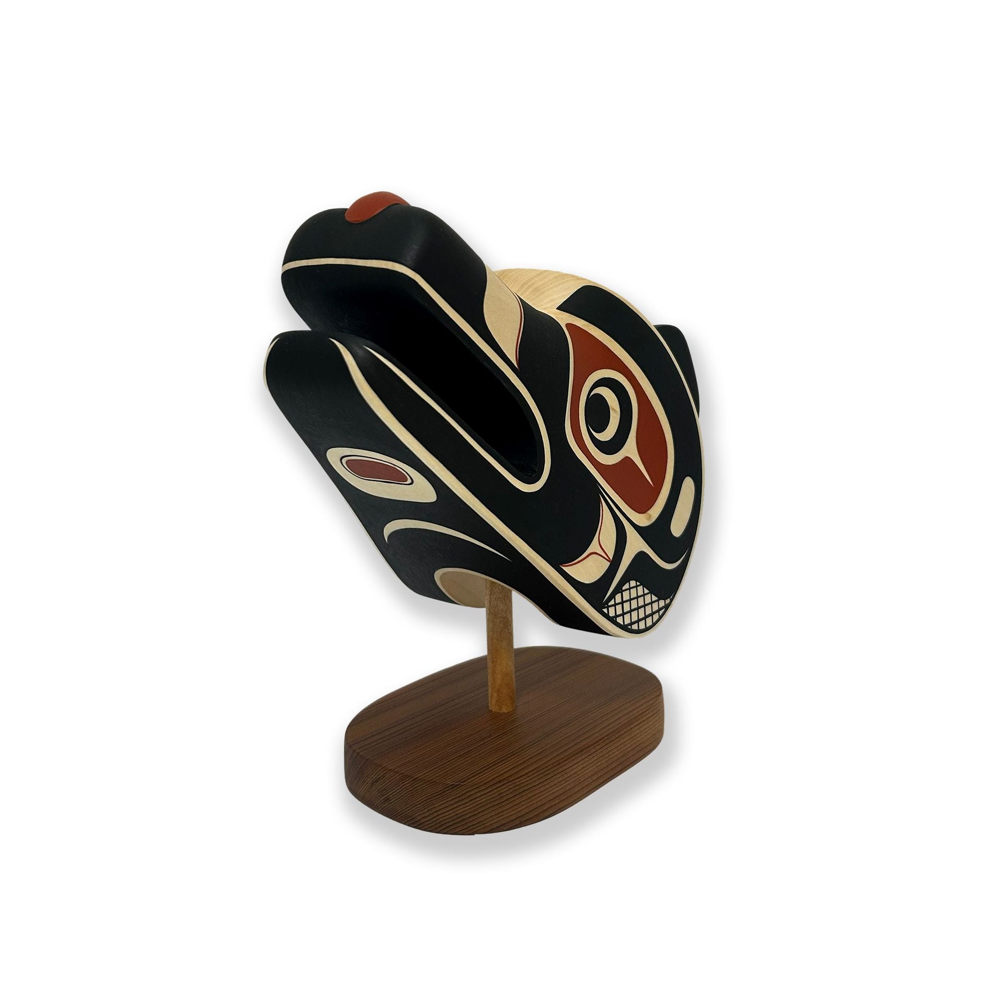 Wolf Maskette by Kwakwaka'wakw artist Rod Smith