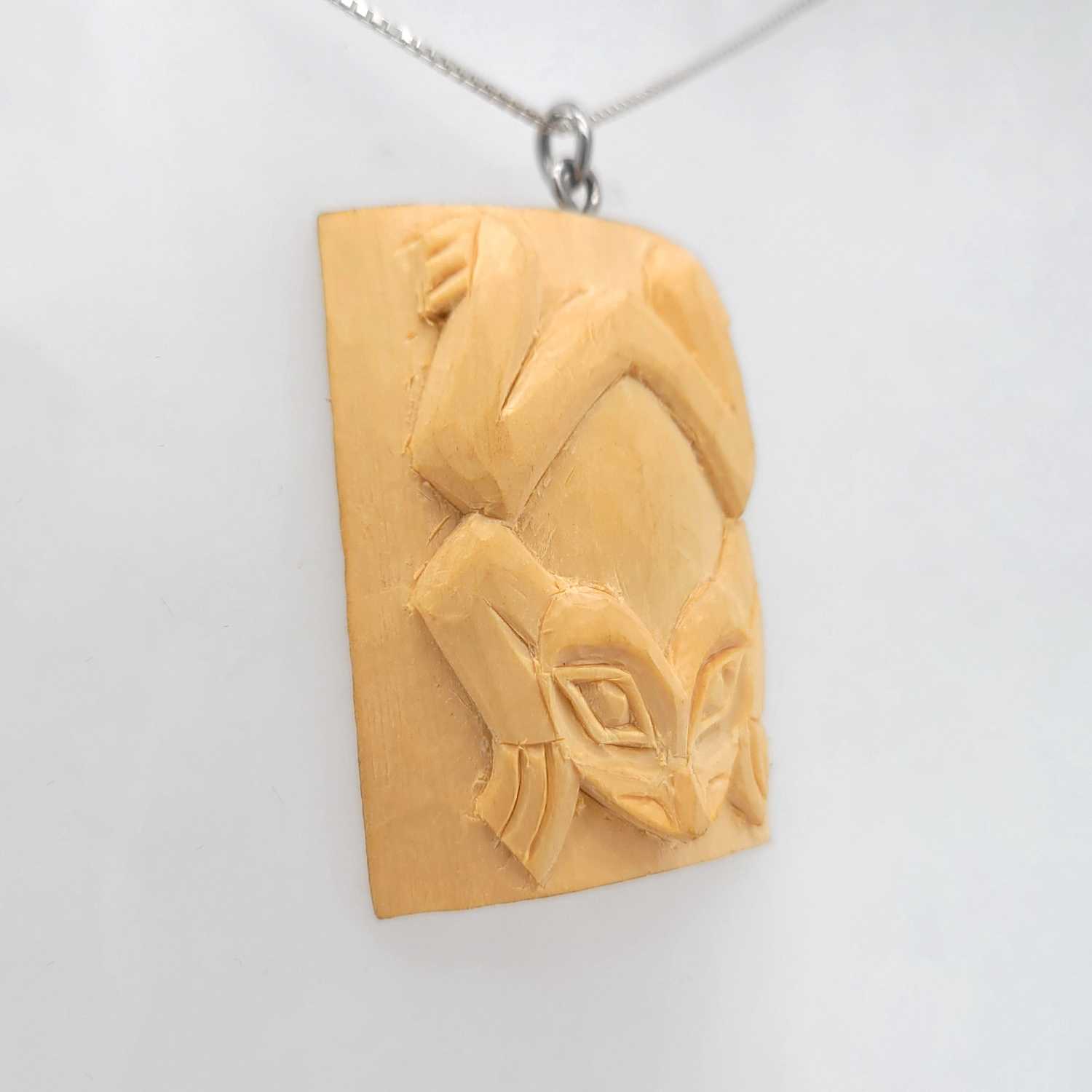 Cedar Frog Pendant by Haida artist Leon Ridley