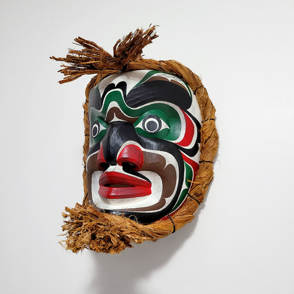 Native Warrior Mask by Kwakwaka'wakw artist Talon George