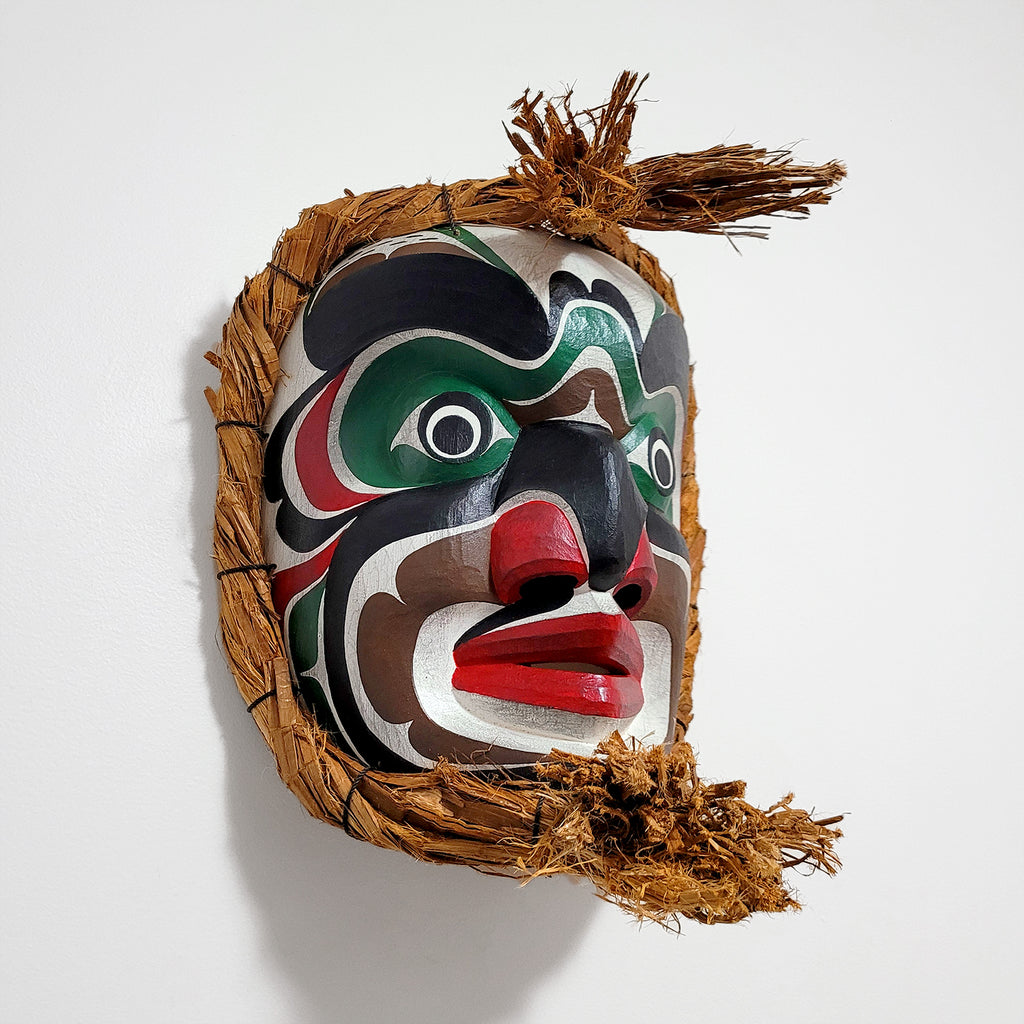 Native Warrior Mask by Kwakwaka'wakw artist Talon George
