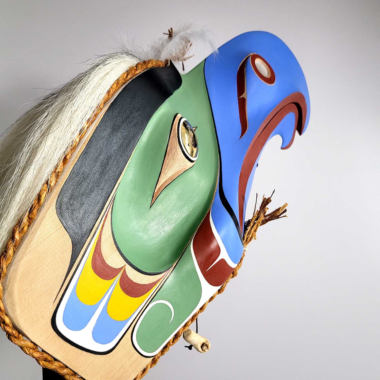 Kolus Mask by Kwakwaka'wakw artist Spence Shaw