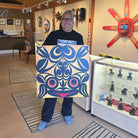 Frog Painting by Coast Salish and Kwakwaka'wakw artist Maynard Johnny Jr.