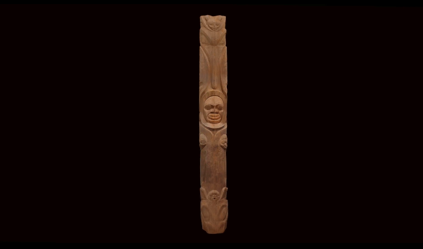 Totem Pole by Coast Salish artist Richard Krentz