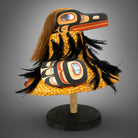 Raven Woven Cedar Hat by Kwagul Master Carver Calvin Hunt