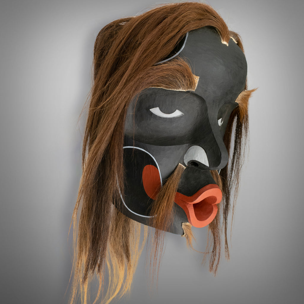 Tsonoqua Mask by Kwakwaka'wakw Master Carver Calvin Hunt