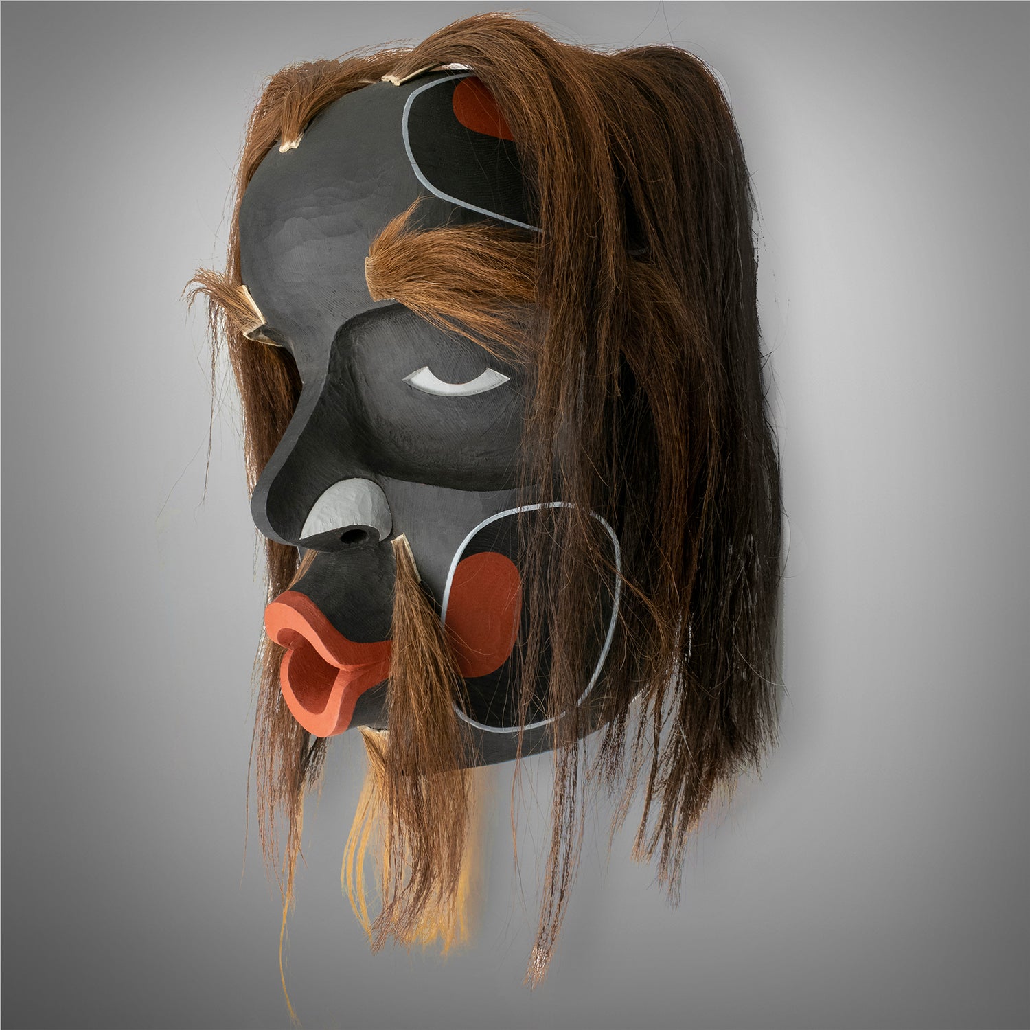 Tsonoqua Mask by Kwakwaka'wakw Master Carver Calvin Hunt