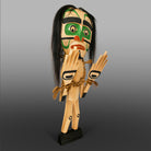 Female Warrior Puppet Carving by Kwagul Master Carver Calvin Hunt