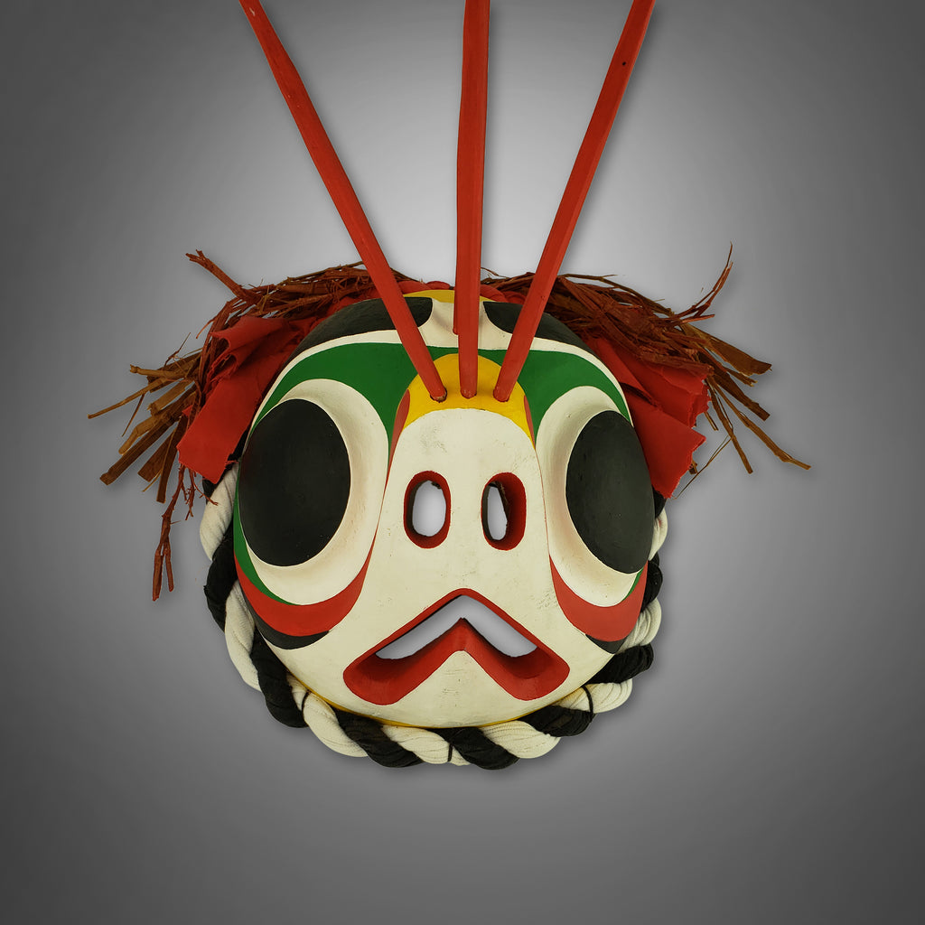 First Nations Bee Mask by Kwakwaka'wakw carver Wayne Alfred