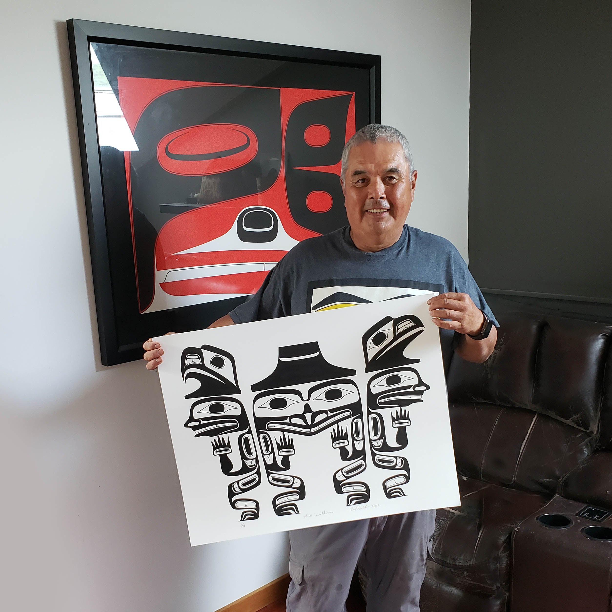 Watchmen Limited Edition Print by Haida artist Reg Davidson