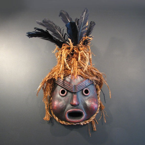 Tsonokwa/Wild Woman Mask by Kwakwaka'wakw Master Carver Beau Dick ...