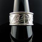 Haida Raven Silver Band