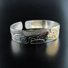 Haida Orca Gold Silver Bracelet